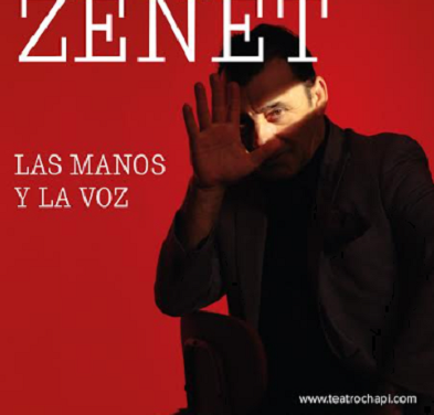 Zenet abre la nueva temporada del Teatro Chapí de Villena con su íntimo espectáculo ‘Las manos y la voz’