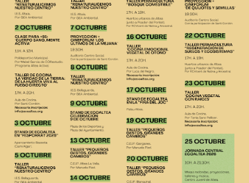 ECOALTEA 2026 presenta su programación: Más de 40 actividades del 1 al 25 de octubre