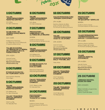ECOALTEA 2026 presenta su programación: Más de 40 actividades del 1 al 25 de octubre