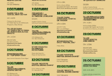 ECOALTEA 2026 presenta la seua programació: Més de 40 activitats de l’1 al 25 d’octubre