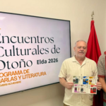 Elda acoge una nueva edición de los Encuentros Culturales de Otoño con cinco citas literarias y un taller de escritura creativa