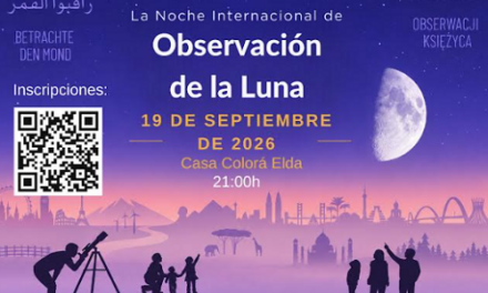 Elda se suma a la Noche Internacional de Observación de la Luna con una actividad abierta a la ciudadanía