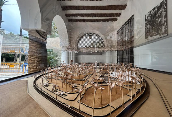 El Huerto del Cura incorpora una maqueta arquitectónica a escala para descubrir el jardín a vista de pájar