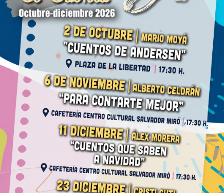Cuatro sesiones de “Ibi te Cuenta” para el último trimestre del año