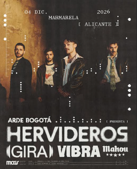 Arde Bogotá llega a Alicante con Hervideros Gira Vibra Mahou, un directo único en formato boiler room