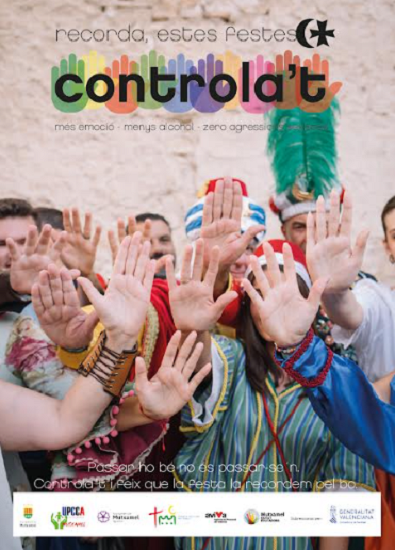 Mutxamel presenta la campaña «Controla’t» para promover unas fiestas de Moros y Cristianos seguras, responsables e igualitarias