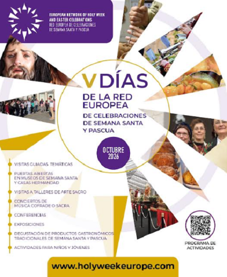Los V Días de la Red Europea acercan en octubre el patrimonio y las tradiciones de Semana Santa y Pascua a través de una amplia programación cultural