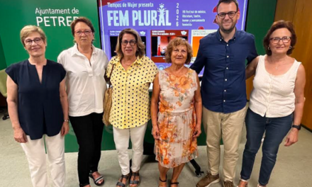 La 7ª edición del Festival Fem Plural traerá hasta Petrer dos espectáculos teatrales y una actuación musical del 25 al 27 de septiembre