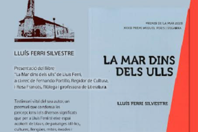 Petrer acull la presentació de “La Mar dins dels ulls”, el poemari de Lluís Ferri Silvestre guanyador dels Premis de la Mar 2025