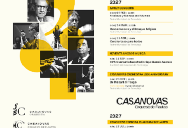 La Asociación Francisco Casanovas presentará el próximo 3 de octubre su web y Abono Casanovas 26-27