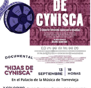 Llega a Torrevieja el documental “Hijas de Cynisca” para visibilizar la desigualdad de género en el deporte
