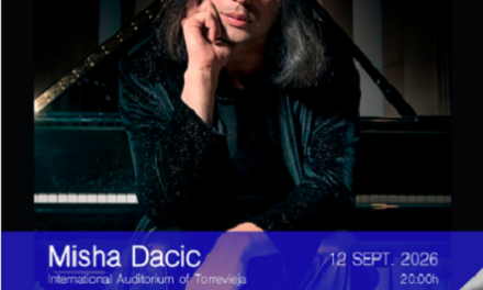 Cultura Torrevieja estrena la Piano Recital Series con un concierto del pianista serbio Misha Dacić