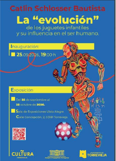 La sala Vista Alegre de Torrevieja acogerá la exposición “La Evolución” de Catlin Schlosser Bautista