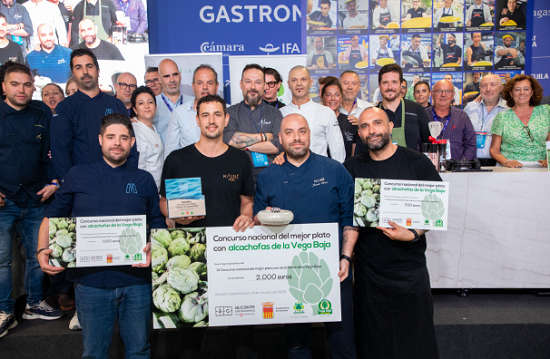 Koiné Bistró con Juanlu Parra gana la IV edición del Concurso a la Mejor Receta con Alcachofas de la Vega Baja
