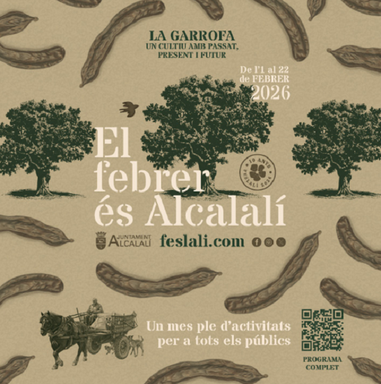 Alcalalí impulsa la recuperación de la algarroba con un nuevo recetario que reivindica su potencial gastronómico