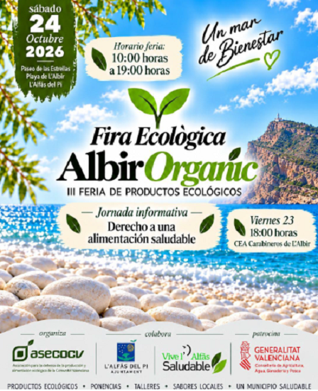Albir Organic celebra este sábado su tercera edición con 18 productores ecológicos y actividades gratuitas