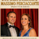 L’Alfàs acoge este domingo un concierto de piano a cuatro manos con Sara Dominici y Massimo Perciaccante