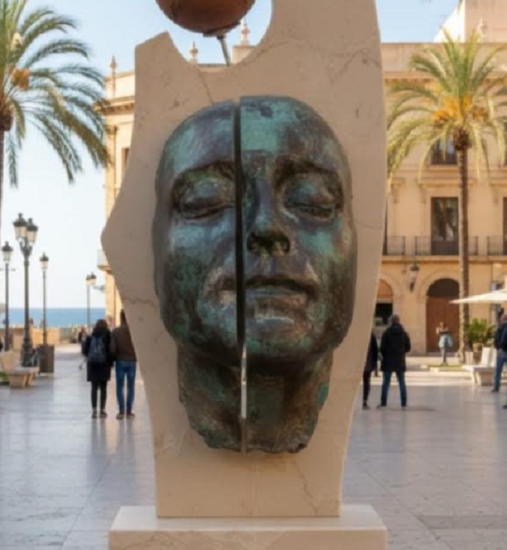 El Colegio de Veterinarios dona una escultura a Alicante por sus 120 años de historia