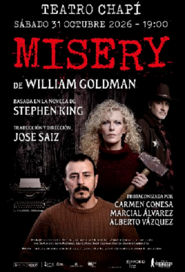 El terror psicológico de ‘Misery’ llega al Teatro Chapí de Villena