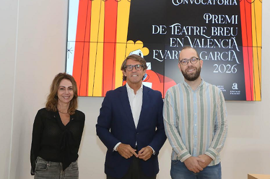 La Diputación otorga el XXVII Premi Evarist Garcia de Teatre Breu a Coses que passen de David Sánchez Pacheco