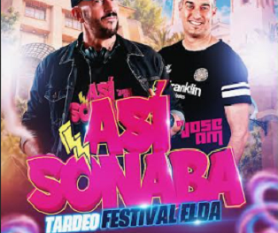 El xou ‘Així sonava’ de Jose AM omplirà el pròxim 9 d’octubre la Plaça Castelar de la millor música danse amb motiu de la celebració del Tardeo Festival Elda