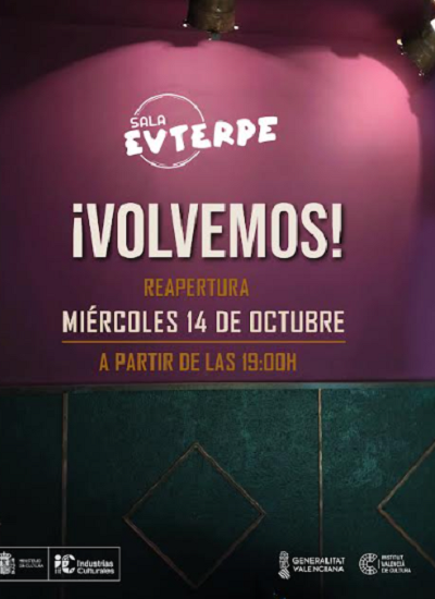 Después de tres meses de reforma vuelve sala EUTERPE