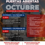 Programación de Octubre del Museo del Consorcio Provincial de Bomberos (MuBoma)
