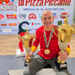 Marco Bianchi, de Il Cortile, gana el Premio a la Mejor Pizza del Mundo Sin Gluten con una harina exclusiva de arroz y legumbres y un homenaje a la parmiggiana
