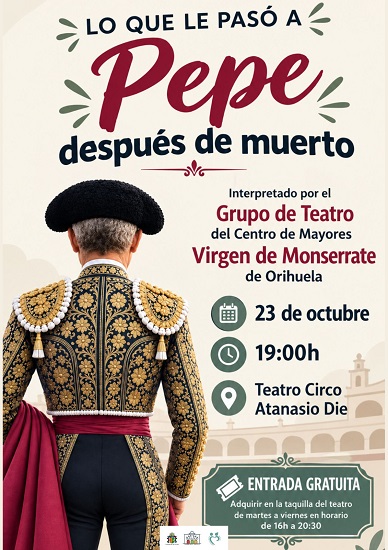 Benestar Social d’Oriola promou l’expressió teatral dels usuaris del Centre de Majors Verge de Monserrate